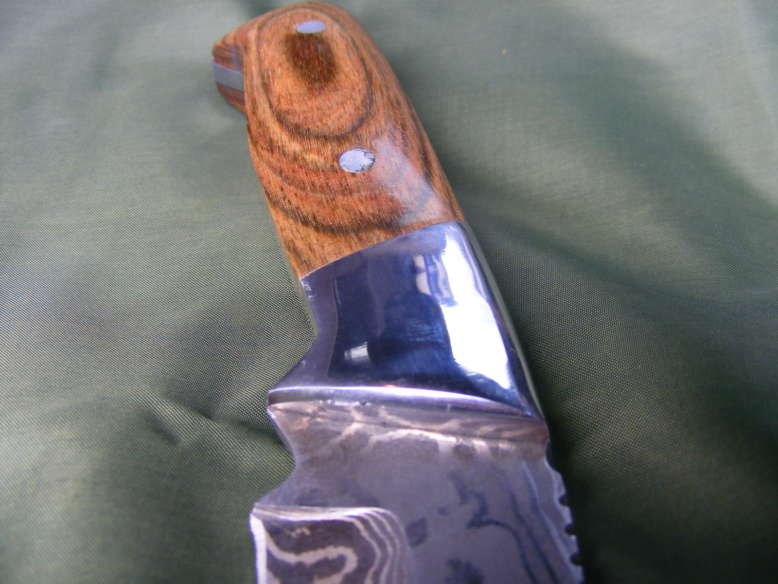 hunting knife damascus 21