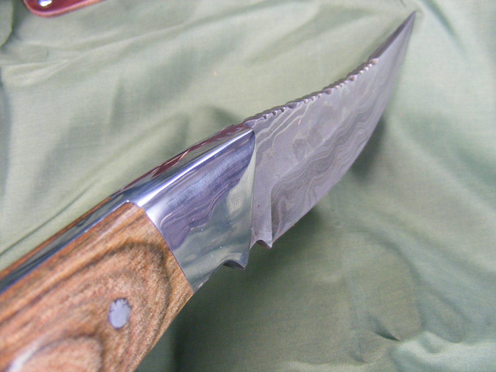 hunting knife damascus 1
