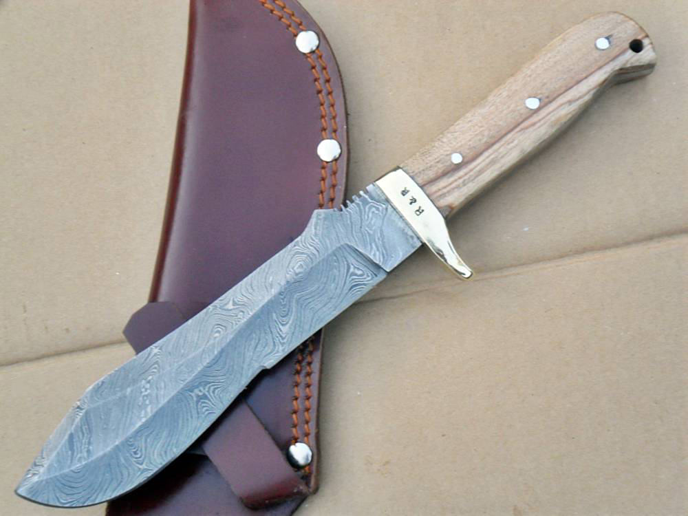 hunting knife damascus 18